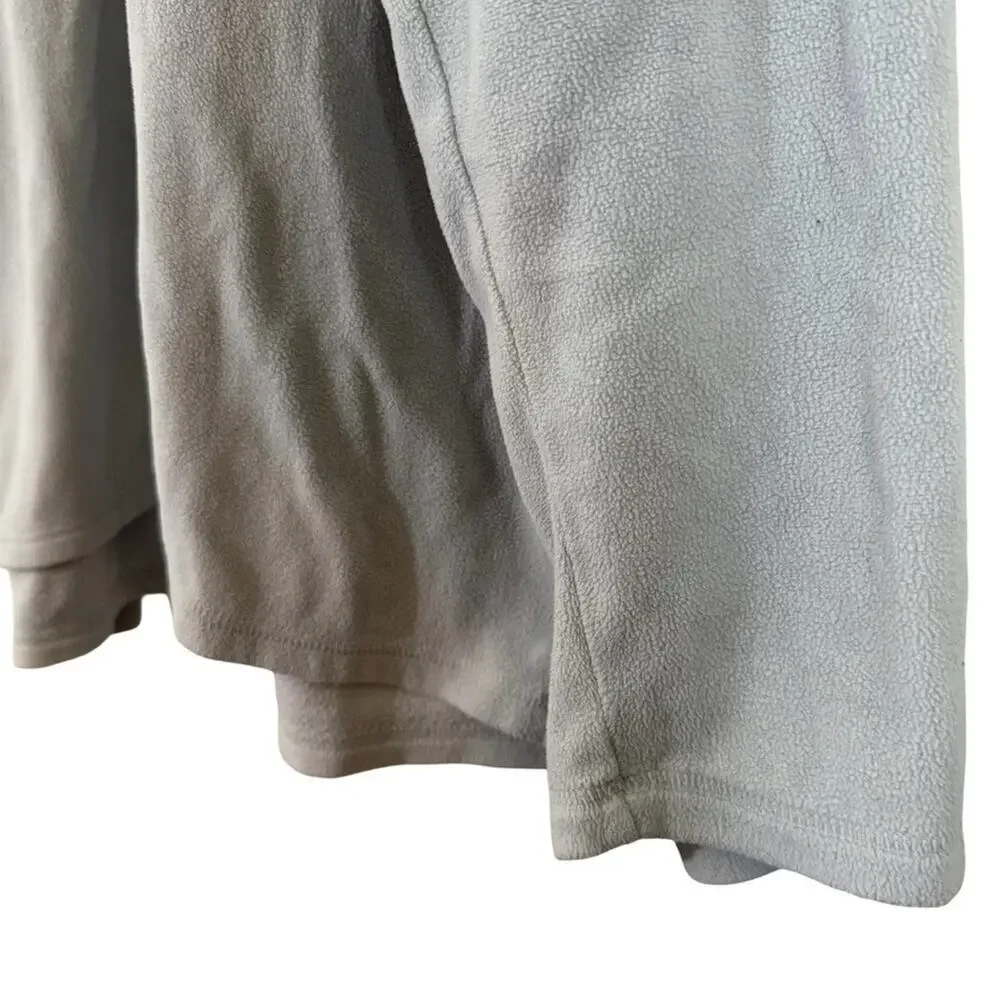 The North Face Mens Gray 1/4 Zip Fleece Long Sleeve Sweatshirt Pullover XXXL /3X